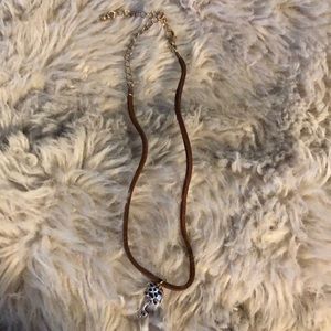 Leather key choker